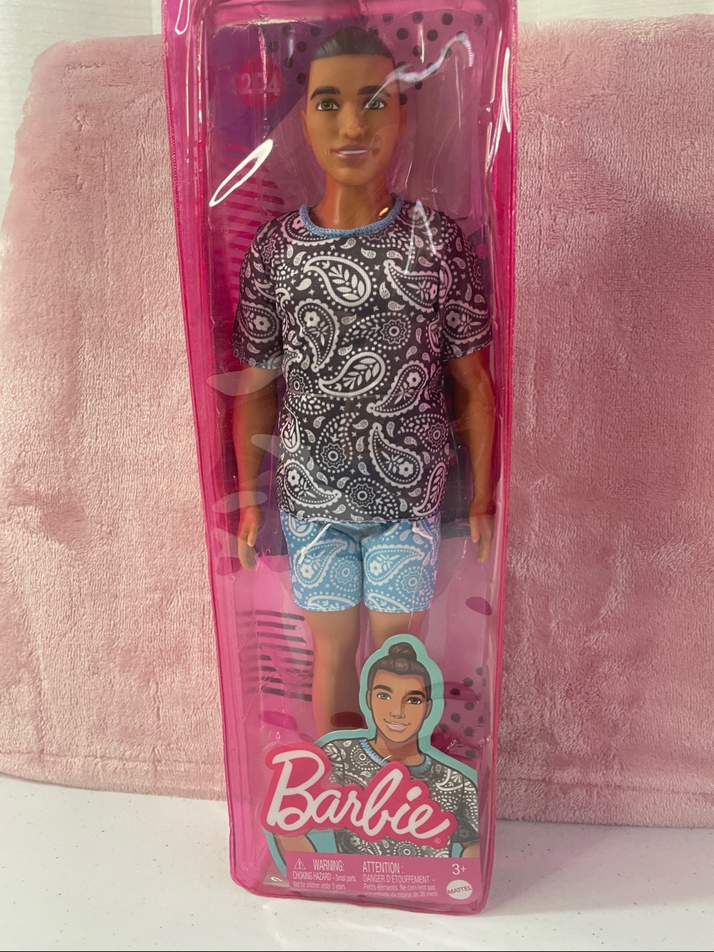 Barbie Ken fashion Doll with Bun